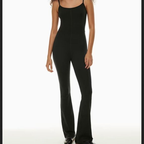 *NEW Wilfred Free Divinity Kick Flare Jumpsuit Black Size XS - Picture 1 of 7
